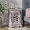 Tijeras Handcrafted Boho Mango Wood Nightstand Distressed White - Christopher Knight Home 2 Tijeras Handcrafted Boho Mango Wood Nightstand Distressed White - Christopher Knight Home -Home Furn Store GUEST 2b0b2086 a6a7 4d5a 9f0d d7fa488eb7a7