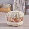 Proto Boho Wool Pouf Ivory - Christopher Knight Home -Home Furn Store GUEST 2bd425f1 7009 441b 8ace 925443fccc93