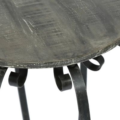 Wiers Modern Industrial Handcrafted Mango Wood Side Table Gray/Black - Christopher Knight Home Wiers Modern Industrial Handcrafted Mango Wood Side Table Gray/Black - Christopher Knight Home -Home Furn Store GUEST 2c17ea12 ee56 4b98 90e0 6d0082dc4ad0