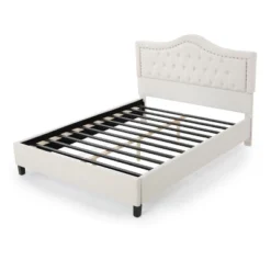Queen Dante Upholstered Traditional Bed Frame - Christopher Knight Home 5 Queen Dante Upholstered Traditional Bed Frame - Christopher Knight Home -Home Furn Store GUEST 2c457f16 7ded 4def bb83 44a224be7a76