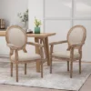 Set Of 2 Judith French Country Wood Upholstered Dining Chairs - Christopher Knight Home 2 Set Of 2 Judith French Country Wood Upholstered Dining Chairs - Christopher Knight Home -Home Furn Store GUEST 2c672fbb 969f 449e 9904 4d52e2cbdf8b