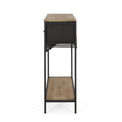 Boster Boho Industrial 8 Bottle Wine Rack Console Table with Storage Natural/Black - Christopher Knight Home Boster Boho Industrial 8 Bottle Wine Rack Console Table With Storage Natural/Black - Christopher Knight Home -Home Furn Store GUEST 2c823d74 1f37 40da 8036 919c356c1c0a