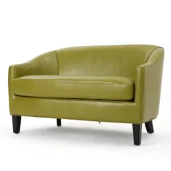 Justine Faux Leather Loveseat - Christopher Knight Home -Home Furn Store GUEST 31512e89 0d7f 491e b32e aa94571ed9a7