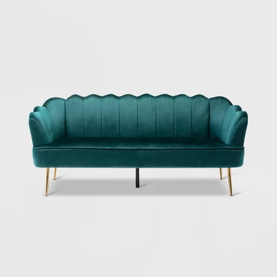 Reitz Modern Glam Velvet Channel Stitch 3 Seater Shell Sofa - Christopher Knight Home Reitz Modern Glam Velvet Channel Stitch 3 Seater Shell Sofa - Christopher Knight Home -Home Furn Store GUEST 3192bda6 3837 444c aa48 9c4d9b3fdda8