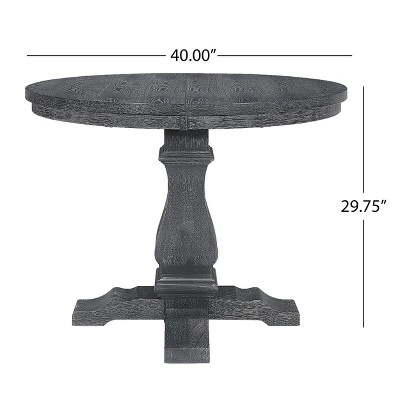 5pc Maria French Country Wood Expandable Dining Set Gray/Black - Christopher Knight Home 5pc Maria French Country Wood Expandable Dining Set Gray/Black - Christopher Knight Home -Home Furn Store GUEST 32777cc9 bae6 492d 8753 6cc9ccf89dff