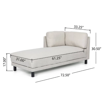 Hyland Contemporary Fabric Upholstered Chaise Lounge - Christopher Knight Home Hyland Contemporary Fabric Upholstered Chaise Lounge - Christopher Knight Home -Home Furn Store GUEST 33938849 ef2f 4f0b a418 a400a01bbe0e