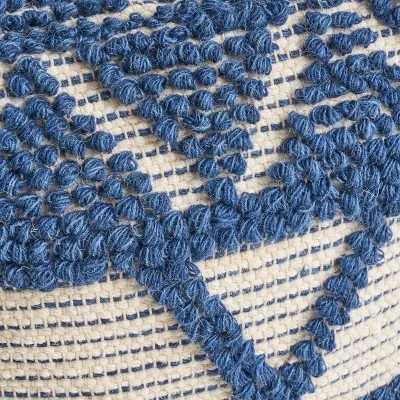 Azelea Boho Ottoman Pouf Blue/White - Christopher Knight Home Azelea Boho Ottoman Pouf Blue/White - Christopher Knight Home -Home Furn Store GUEST 33aeeb86 0a00 47af 8691 98495cad6c4f