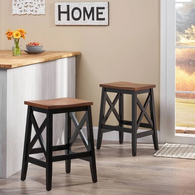 Set of 2 Heffley Contemporary Farmhouse Wooden Counter Height Barstools Walnut/Black - Christopher Knight Home Set Of 2 Heffley Contemporary Farmhouse Wooden Counter Height Barstools Walnut/Black - Christopher Knight Home -Home Furn Store GUEST 33f57e70 60ce 4ac6 a023 b56b4919c5e8