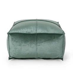 Nakisha Modern Glam Velvet Square Bean Bag Ottoman - Christopher Knight Home -Home Furn Store GUEST 3412d6f8 334b 410c b556 a729cfdb8409