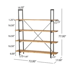77" Septima 4 Shelf Antique Bookcase Antique - Christopher Knight Home 4 77" Septima 4 Shelf Antique Bookcase Antique - Christopher Knight Home -Home Furn Store GUEST 345ad8cb 6491 4474 9230 356617c7cb9b