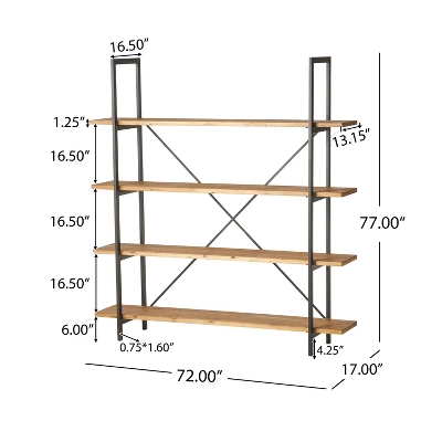 77" Septima 4 Shelf Antique Bookcase Antique - Christopher Knight Home 77" Septima 4 Shelf Antique Bookcase Antique - Christopher Knight Home -Home Furn Store GUEST 345ad8cb 6491 4474 9230 356617c7cb9b