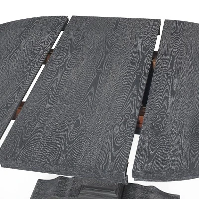 5pc Maria French Country Wood Expandable Dining Set Gray/Black - Christopher Knight Home 5pc Maria French Country Wood Expandable Dining Set Gray/Black - Christopher Knight Home -Home Furn Store GUEST 35548c31 42e8 4b0d 97f4 863dd3100b81
