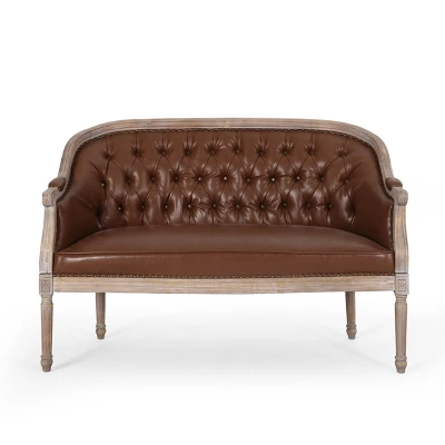Faye Traditional Tufted Upholstered Loveseat - Christopher Knight Home Faye Traditional Tufted Upholstered Loveseat - Christopher Knight Home -Home Furn Store GUEST 357763f5 c319 4159 b834 0bf293e811bf