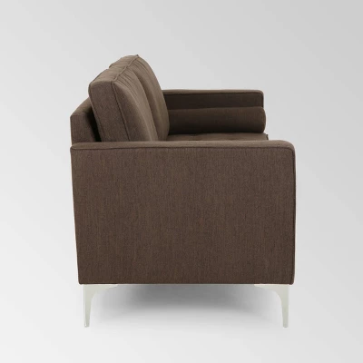 Portwall Contemporary Tufted Sofa Brown - Christopher Knight Home Portwall Contemporary Tufted Sofa Brown - Christopher Knight Home -Home Furn Store GUEST 380c9612 2db9 439a 9bda a44b5f7970e6
