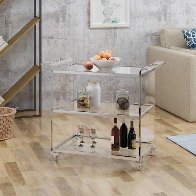 Yves Acrylic Bar Trolley Clear - Christopher Knight Home Yves Acrylic Bar Trolley Clear - Christopher Knight Home -Home Furn Store GUEST 39d8eb47 5c32 41b3 9271 4a238c9de54e