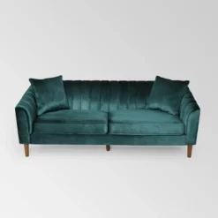 Ansonia Contemporary Velvet Sofa - Christopher Knight Home -Home Furn Store GUEST 3a70a022 46bf 442e 8d0b 565b7ca8aa06