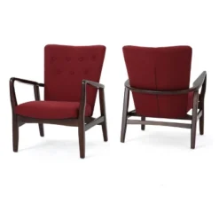Set Of 2 Becker Upholstered Armchairs - Christopher Knight Home 7 Set Of 2 Becker Upholstered Armchairs - Christopher Knight Home -Home Furn Store GUEST 3ae0765c 1b79 4d65 ab50 cfee5fcedcaf