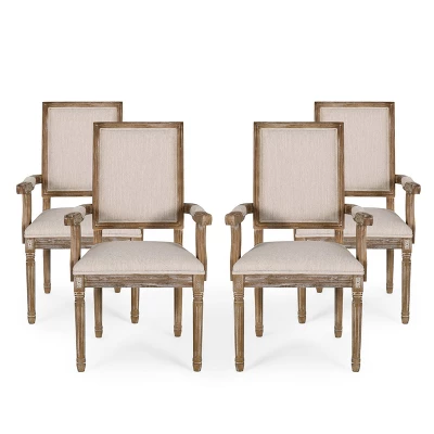 Set of 4 Maria French Country Wood Upholstered Dining Chairs - Christopher Knight Home Set Of 4 Maria French Country Wood Upholstered Dining Chairs - Christopher Knight Home -Home Furn Store GUEST 3bbca120 693f 444e 9d56 4b130279ad2f