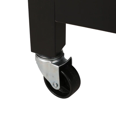 Byway Contemporary Kitchen Cart with Wheels Black/Natural - Christopher Knight Home Byway Contemporary Kitchen Cart With Wheels Black/Natural - Christopher Knight Home -Home Furn Store GUEST 3c9727d6 28d4 4c93 9c80 1ca9ede1add2