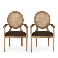 Set Of 2 Judith French Country Wood And Cane Upholstered Dining Chairs - Christopher Knight Home 14 Set Of 2 Judith French Country Wood And Cane Upholstered Dining Chairs - Christopher Knight Home -Home Furn Store GUEST 3cd257ca ba10 4ef0 90fc 2d9940dbb920