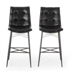 2pc Pineview Contemporary Tufted Counter Height Barstools - Christopher Knight Home -Home Furn Store GUEST 3ee3dbee 193c 4cfc 89d3 cb416e3de535