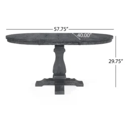 5pc Maria French Country Wood Expandable Dining Set Gray/Black - Christopher Knight Home 11 5pc Maria French Country Wood Expandable Dining Set Gray/Black - Christopher Knight Home -Home Furn Store GUEST 3f7dc00e da97 4eb5 89c6 0a644ed010f8