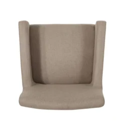 Mcclure Contemporary Upholstered Armchair Taupe/Espresso - Christopher Knight Home -Home Furn Store GUEST 40ae0e24 e180 438b a88e 992faf11f78f