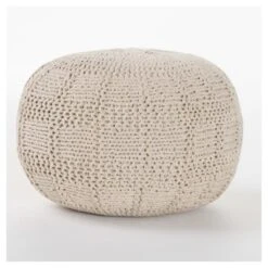 Yuny Handcrafted Modern Fabric Pouf - Christopher Knight Home -Home Furn Store GUEST 4141ba1d bdef 4221 82b5 7ecdf6437956