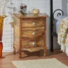 Ailey Handcrafted Boho Mango Wood 3 Drawer Nightstand Natural - Christopher Knight Home 2 Ailey Handcrafted Boho Mango Wood 3 Drawer Nightstand Natural - Christopher Knight Home -Home Furn Store GUEST 422ac8f6 7c61 4130 8edd 30651546f2d5