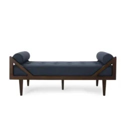Rayle Contemporary Tufted Chaise Lounge With Rolled Accent Pillows - Christopher Knight Home -Home Furn Store GUEST 44a2e698 2922 460a 897a aaef22f3ad64