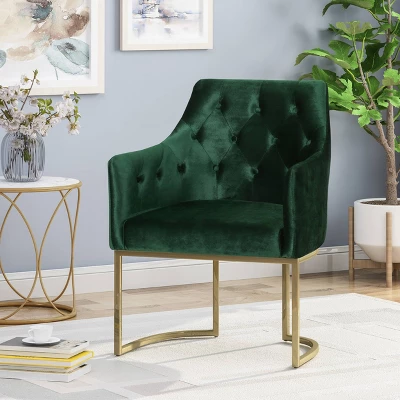 McDonough Modern Tufted Glam Accent Chair - Christopher Knight Home McDonough Modern Tufted Glam Accent Chair - Christopher Knight Home -Home Furn Store GUEST 45336c32 8ce5 4959 97d3 c593e1cce6de