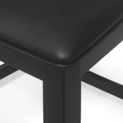 2pc Benner Farmhouse Upholstered Wood Counter Height Barstools Black - Christopher Knight Home 8 2pc Benner Farmhouse Upholstered Wood Counter Height Barstools Black - Christopher Knight Home -Home Furn Store GUEST 467c1095 139e 4c67 b052 d02b666e4797