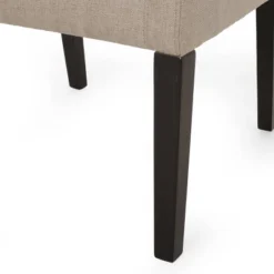 Mcclure Contemporary Upholstered Armchair Taupe/Espresso - Christopher Knight Home -Home Furn Store GUEST 47457ecb f6b7 40de b756 67920cb498e6