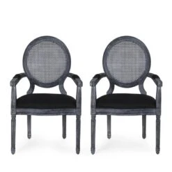 Set Of 2 Judith French Country Wood And Cane Upholstered Dining Chairs - Christopher Knight Home 13 Set Of 2 Judith French Country Wood And Cane Upholstered Dining Chairs - Christopher Knight Home -Home Furn Store GUEST 48c03a6b 8928 4c5b 8d47 3c78fb5b5f46