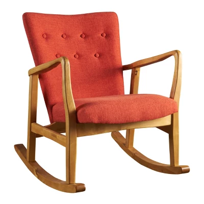 Callum Mid-Century Fabric Rocker - Christopher Knight Home Callum Mid-Century Fabric Rocker - Christopher Knight Home -Home Furn Store GUEST 4a0ccfd5 2672 4618 b28b 3f68c8af31e5
