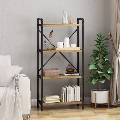 Greenwood Industrial Iron Four Shelf Bookcase - Christopher Knight Home Greenwood Industrial Iron Four Shelf Bookcase - Christopher Knight Home -Home Furn Store GUEST 4b9b8d0c 4f6e 40b7 8175 7e158c2c01fd