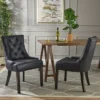 Set Of 2 Hayden Traditional Microfiber Dining Chair - Christopher Knight Home -Home Furn Store GUEST 4c728473 3cbb 4902 99d6 aab645653769