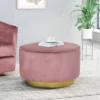 Croton Modern Glam Velvet Swivel Ottoman - Christopher Knight Home 1 Croton Modern Glam Velvet Swivel Ottoman - Christopher Knight Home -Home Furn Store GUEST 4e6290ad fa89 470e 889a ec69287a4085