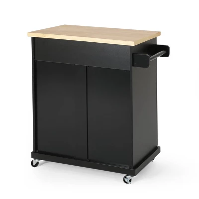 Batavia Contemporary Kitchen Cart with Wheels - Christopher Knight Home Batavia Contemporary Kitchen Cart With Wheels - Christopher Knight Home -Home Furn Store GUEST 4eb58b8f e8eb 448a bbcd 95c4f2f81561