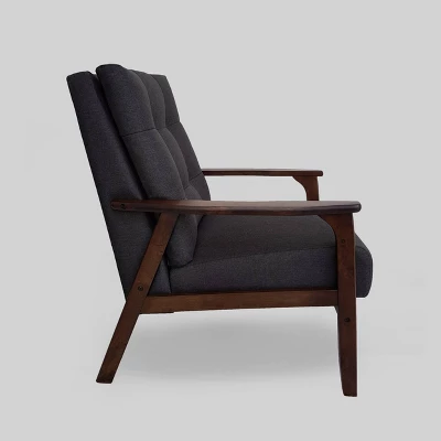 Duluth Mid-Century Armchair Black - Christopher Knight Home Duluth Mid-Century Armchair Black - Christopher Knight Home -Home Furn Store GUEST 4f782bd0 6e87 4d74 99b8 960fff544b2b