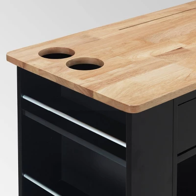 Cato Kitchen Cart Black - Christopher Knight Home Cato Kitchen Cart Black - Christopher Knight Home -Home Furn Store GUEST 4f99a31b 8092 4277 9573 8d939f925bb1