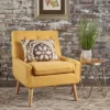 Eilidh Mid Century Tufted Accent Chair Muted Yellow - Christopher Knight Home -Home Furn Store GUEST 5041bcda 08cc 4a76 ab4c 04af394c844e