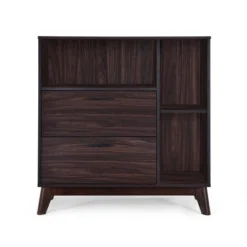 Rattler Mid-Century Modern 2 Drawer Cabinet - Christopher Knight Home -Home Furn Store GUEST 50b0adce 0371 44c6 9b0d 0f3e6e8cdd6a