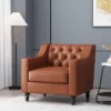 Furman Contemporary Tufted Club Chair Cognac - Christopher Knight Home 2 Furman Contemporary Tufted Club Chair Cognac - Christopher Knight Home -Home Furn Store GUEST 516af2db 74fd 4c66 8a44 6fae45dff0b2
