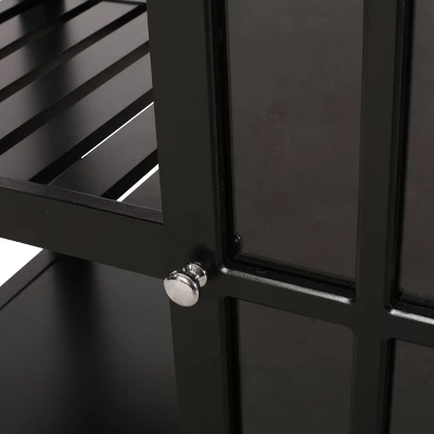 Byway Contemporary Kitchen Cart with Wheels Black/Natural - Christopher Knight Home Byway Contemporary Kitchen Cart With Wheels Black/Natural - Christopher Knight Home -Home Furn Store GUEST 52fe4467 f2f4 4af3 9e38 514584f244ff