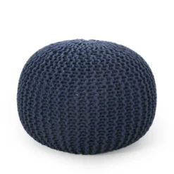 Nahunta Modern Knitted Cotton Round Pouf - Christopher Knight Home 13 Nahunta Modern Knitted Cotton Round Pouf - Christopher Knight Home -Home Furn Store GUEST 535f09a1 6d00 4748 9591 e147e3ee0d0c