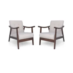 Set Of 2 Chabani Mid-Century Modern Accent Chair - Christopher Knight Home -Home Furn Store GUEST 55943e35 57bc 4df2 8f26 be575392c843