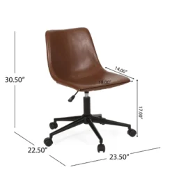 Jarvi Contemporary Upholstered Swivel Office Chair With Rolling Casters - Christopher Knight Home 13 Jarvi Contemporary Upholstered Swivel Office Chair With Rolling Casters - Christopher Knight Home -Home Furn Store GUEST 55a47ad5 64ef 455d 8954 fca0d117719e