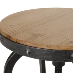 2pc Farmdale Industrial Firwood Adjustable Height Swivel Counter Height Barstools Antique Natural/Pewter - Christopher Knight Home -Home Furn Store GUEST 561edad3 fe92 4095 8ef3 4d2416b1366a