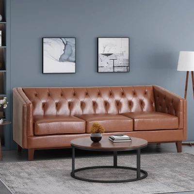 Ovando Contemporary Upholstered 3 Seater Sofa - Christopher Knight Home Ovando Contemporary Upholstered 3 Seater Sofa - Christopher Knight Home -Home Furn Store GUEST 576ad8f1 eb39 422e b6d5 e745e0e2547d